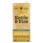 Куриный бульон, с низким содержанием натрия, 907 г (32 унции) — Kettle & Fire