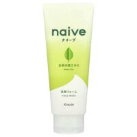 Naive, средство для умывания, зеленый чай, 130 г (4,5 унции) — Kracie
