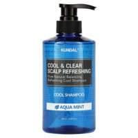 Освежающий шампунь Cool & Clear для кожи головы, вода с мятой, 500 мл (16,9 жидк. унц.) — Kundal