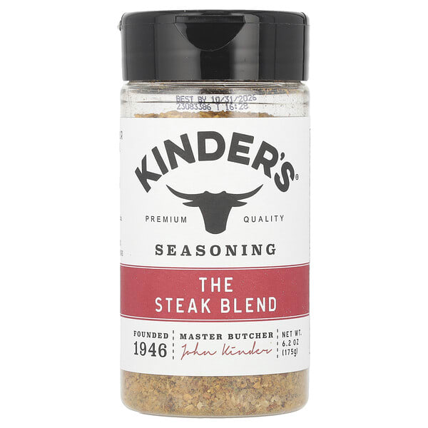 kdr37550_v_8.jpg Приправа, смесь для стейков, 175 г (6,2 унции) — KINDER'S