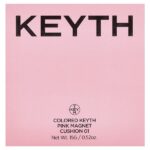 Розовый магнитный кушон, оттенок 01 слоновая кость, 15 г (0,52 унции) — KEYTH — изображение 2