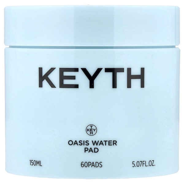 key88255_v_17.jpg Trued Oasis Water Pad, увлажняющие диски, 60 шт., 150 мл (5,07 жидк. унции) — KEYTH