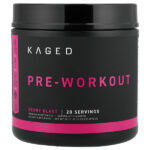 предтренировочный комплекс, со вкусом ягод, 570 г (1,25 фунта) — Kaged