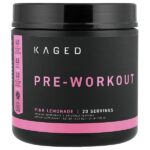 предтренировочный комплекс, со вкусом розового лимонада, 552 г (1,22 фунта) — Kaged