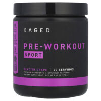 Pre-Workout Sport, предтренировочный комплекс, виноград во льду, 270 г (9,52 унции) — Kaged