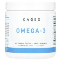Омега-3, тройная эффективность, 60 мягких таблеток — Kaged