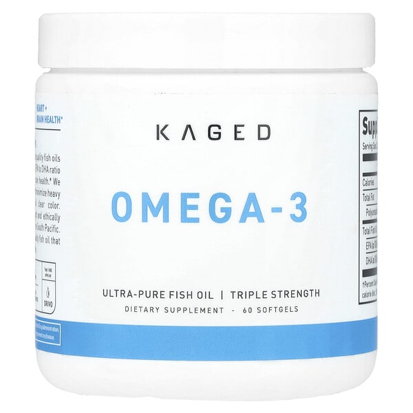 kgd10775_v_54.jpg Омега-3, тройная эффективность, 60 мягких таблеток — Kaged