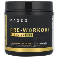 Elite Series, предтренировочный комплекс, клубничный лимонад, 668 г (1,47 фунта) — Kaged
