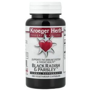 Black Radish & Parsley™, 100 вегетарианских капсул — Kroeger Herb Co