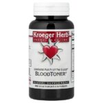 Blood Toner, тоник для крови, 100 вегетарианских капсул — Kroeger Herb Co