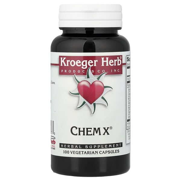 khc10007_v_25.jpg Chem X®, 100 вегетарианских капсул — Kroeger Herb Co