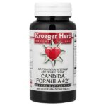 Candida Formula #2™, 100 вегетарианских капсул — Kroeger Herb Co