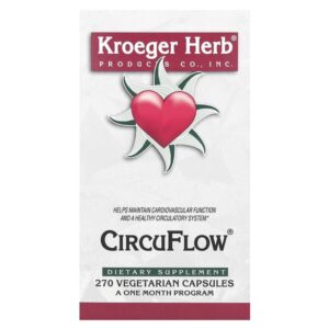 CircuFlow, 270 вегетарианских капсул — Kroeger Herb Co