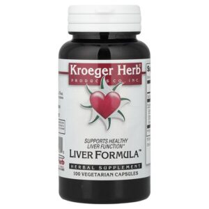 Liver Formula™, 100 вегетарианских капсул — Kroeger Herb Co
