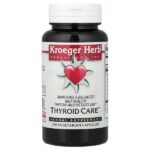 Thyroid Care™, 100 вегетарианских капсул — Kroeger Herb Co