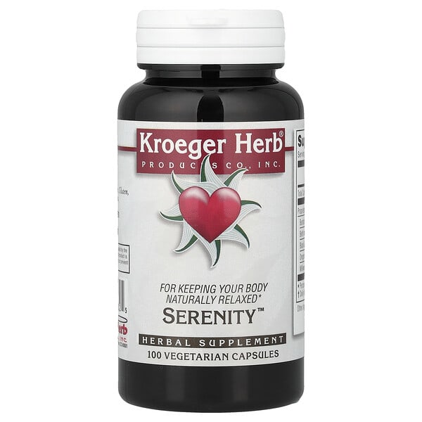 khc10032_v_31.jpg Serenity™, 100 вегетарианских капсул — Kroeger Herb Co