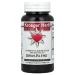 смесь для носовых пазух, 100 вегетарианских капсул — Kroeger Herb Co