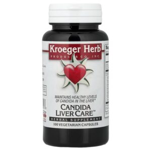 Candida Liver Care™, 100 вегетарианских капсул — Kroeger Herb Co
