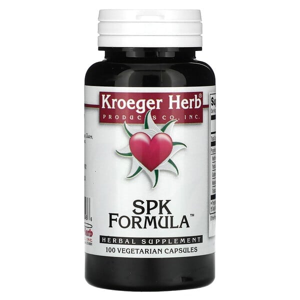 khc10048_v_15.jpg SPK Formula, 100 вегетарианских капсул — Kroeger Herb Co