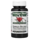 Полные концентраты, гинкго билоба, 90 вегетарианских капсул — Kroeger Herb Co