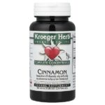 комплексные концентраты, корица, 90 вегетарианских капсул — Kroeger Herb Co