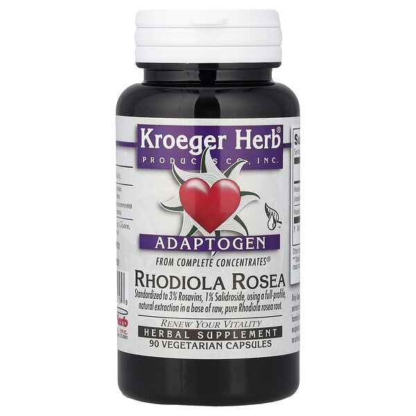 khc11519_v_24.jpg Complete Concentrates®, родиола розовая, 90 вегетарианских капсул — Kroeger Herb Co