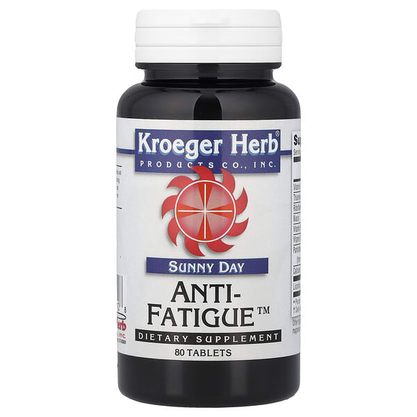 khc22010_v_39.jpg Sunny Day, Anti-Fatigue™, 80 таблеток — Kroeger Herb Co