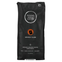 Grizzly Claw, органический молотый кофе, темная обжарка, 284 г (10 унций) — Kicking Horse