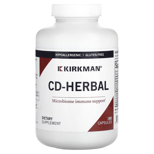 kim02152_v_11.jpg Травяная добавка CD-Herbal, 180 капсул — Kirkman Labs