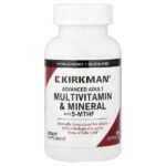 Мультивитамины и минералы для взрослых с 5-МТГФ, 180 капсул — Kirkman Labs
