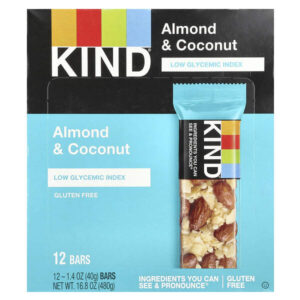 Миндаль и кокос, 12 батончиков по 40 г (1,4 унции) — KIND Bars