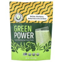 Green Power, органический подщелачивающий порошок из зелени, 170 г (6 унций) — Kuli Kuli
