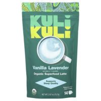 Organic Superfood Latte, ваниль и лаванда, 75,7 г (2,67 унции) — Kuli Kuli