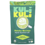 Organic Superfood Latte, матча с морингой, 96,6 г (3,41 унции) — Kuli Kuli
