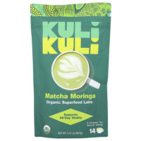 Organic Superfood Latte, матча с морингой, 96,6 г (3,41 унции) — Kuli Kuli