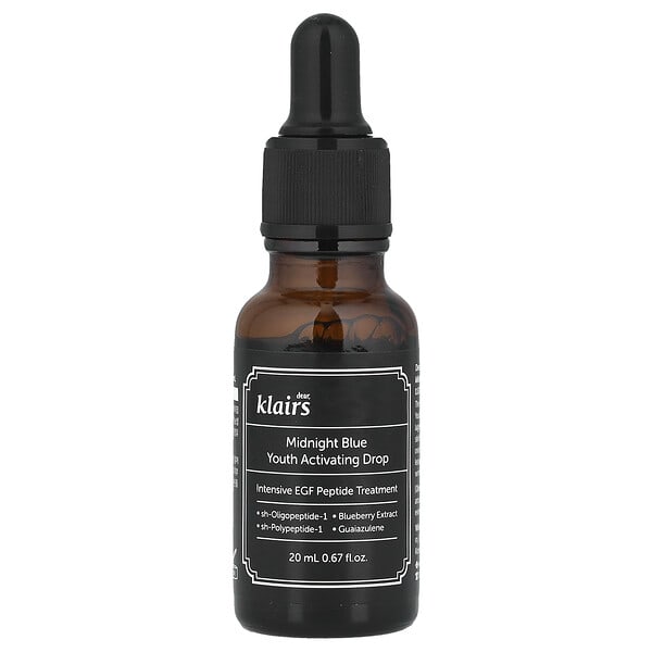 kls02368_v_35.jpg Klairs, Midnight Blue Youth Activating Drop, антивозрастная сыворотка, 20 мл (0,67 жидк. унции) — Dear
