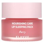 Nourishing Care, ночная маска для губ, ягодная, 20 г (0,70 унции) — KLAVUU