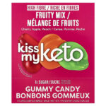 жевательные конфеты, фруктовая смесь, 8 пакетиков по 25 г (0,88 унции) — Kiss My Keto