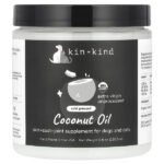Кокосовое масло, для собак и кошек, 236,5 мл (8 жидк. унц.) — Kin+Kind