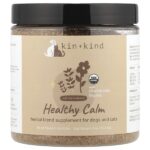 Healthy Calm, травяная добавка для собак и кошек, с ромашкой и чабрецом, 113,4 г (4 унции) — Kin+Kind