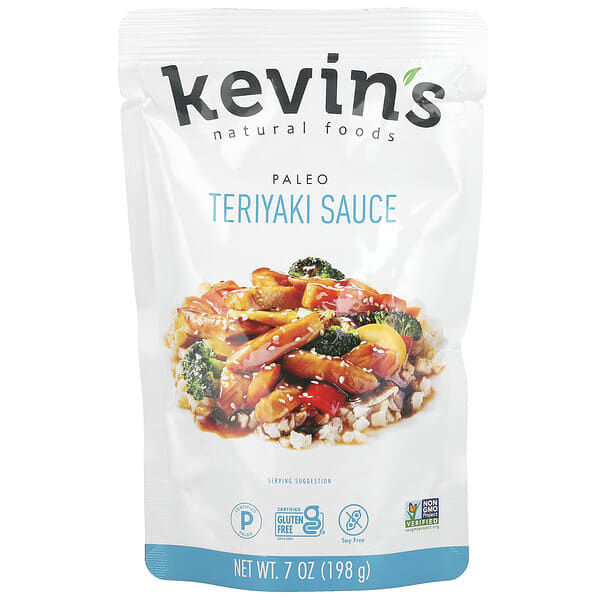 knf02352_v_6.jpg Kevin's Natural Foods, Соус Терияки, 7 унций (198 г)