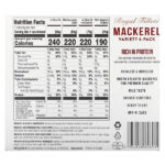 Royal Fillets, макрель, 6 разных пакетиков, 6 банок по 115 г (4,05 унции) — King Oscar — изображение 2