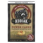 Power Cakes®, смесь для выпекания флапджека и вафель, с шоколадной крошкой, 510 г (18 унций) — Kodiak Cakes
