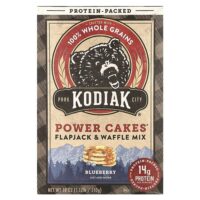 Power Cakes®, смесь для лепешек и вафель, голубика, 510 г (18 унций) — Kodiak Cakes