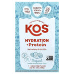 Hydration + Protein, освежающая смесь для напитков, тропические фрукты, 7 пакетиков по 18 г (0,65 унции) — KOS