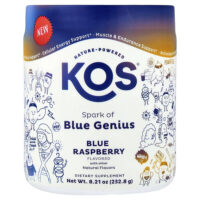 Spark of Blue Genius, со вкусом голубой малины, 232,8 г (8,21 унции) — KOS