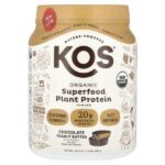 Organic Superfood, растительный протеиновый порошок, шоколад и арахисовая паста, 585 г (1,3 фунта) — KOS