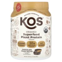 Organic Superfood, растительный протеиновый порошок, шоколад и арахисовая паста, 585 г (1,3 фунта) — KOS