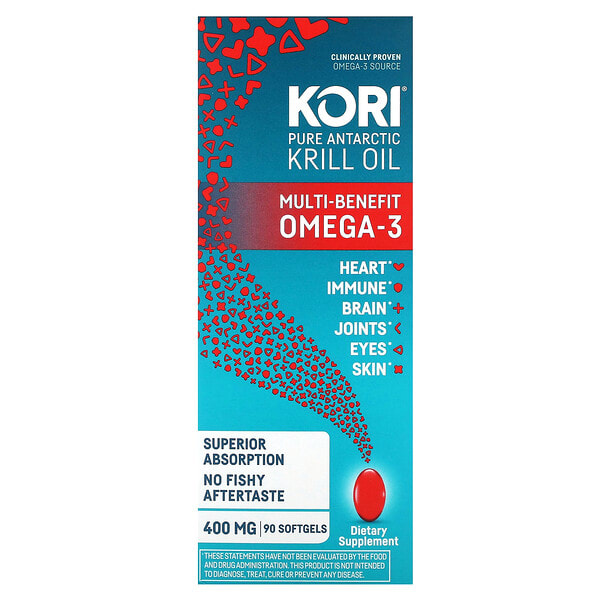 kor72100_v_12.jpg чистое масло антарктического криля, универсальная омега-3, 90 капсул — Kori