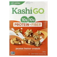 GO Cereal Protein + Fiber Peanut Butter Crunch, 16.9 oz — Kashi